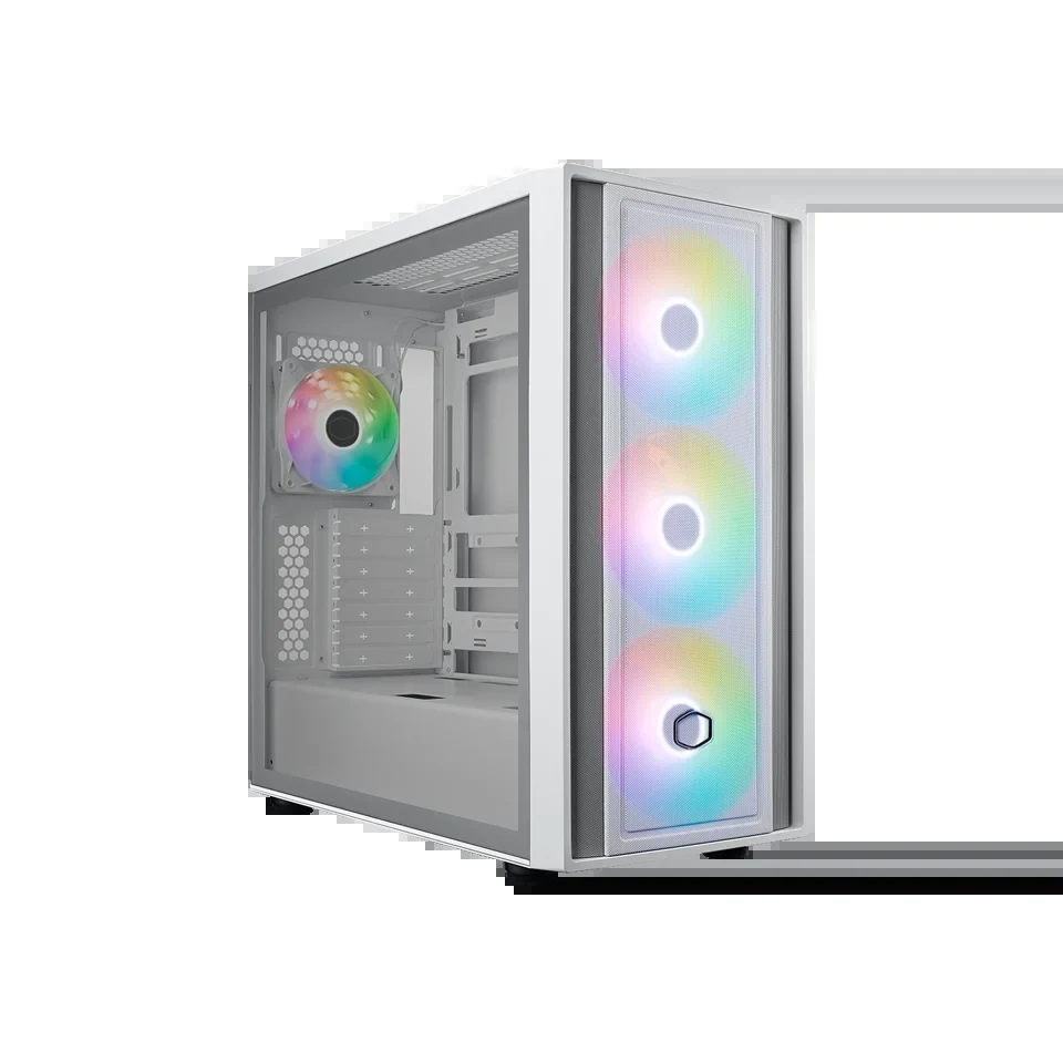 Vỏ Case PC Cooler Master MasterBox 600 White - ATX - Trắng - NEW