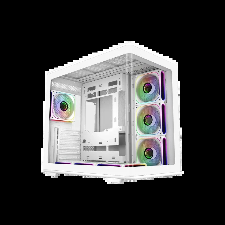 Vỏ Case PC Cooler Master MasterBox 600 White - ATX - Trắng - NEW
