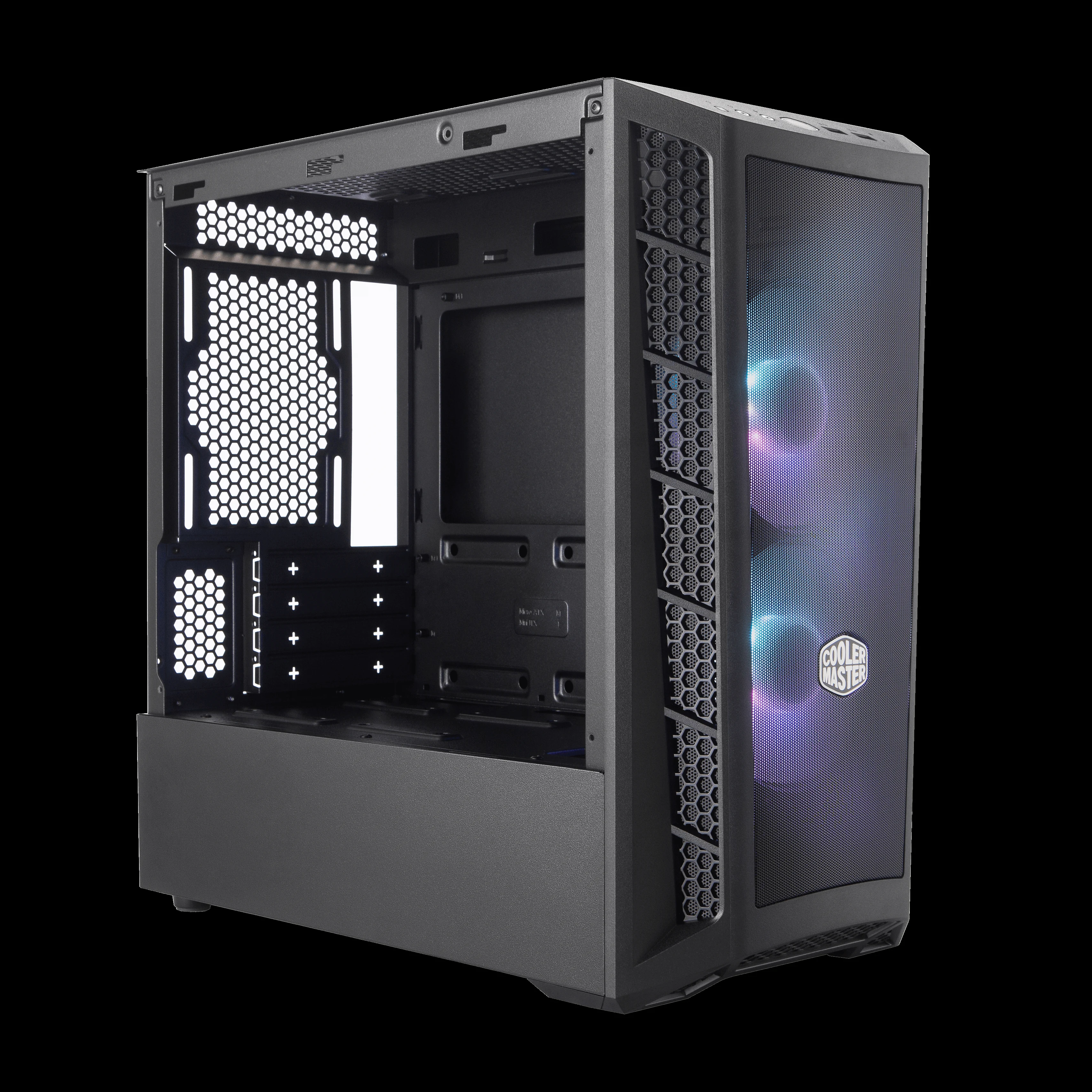 Vỏ Case PC Cooler Master MasterBox MB311L ARGB Black - M-ATX - Đen - NEW