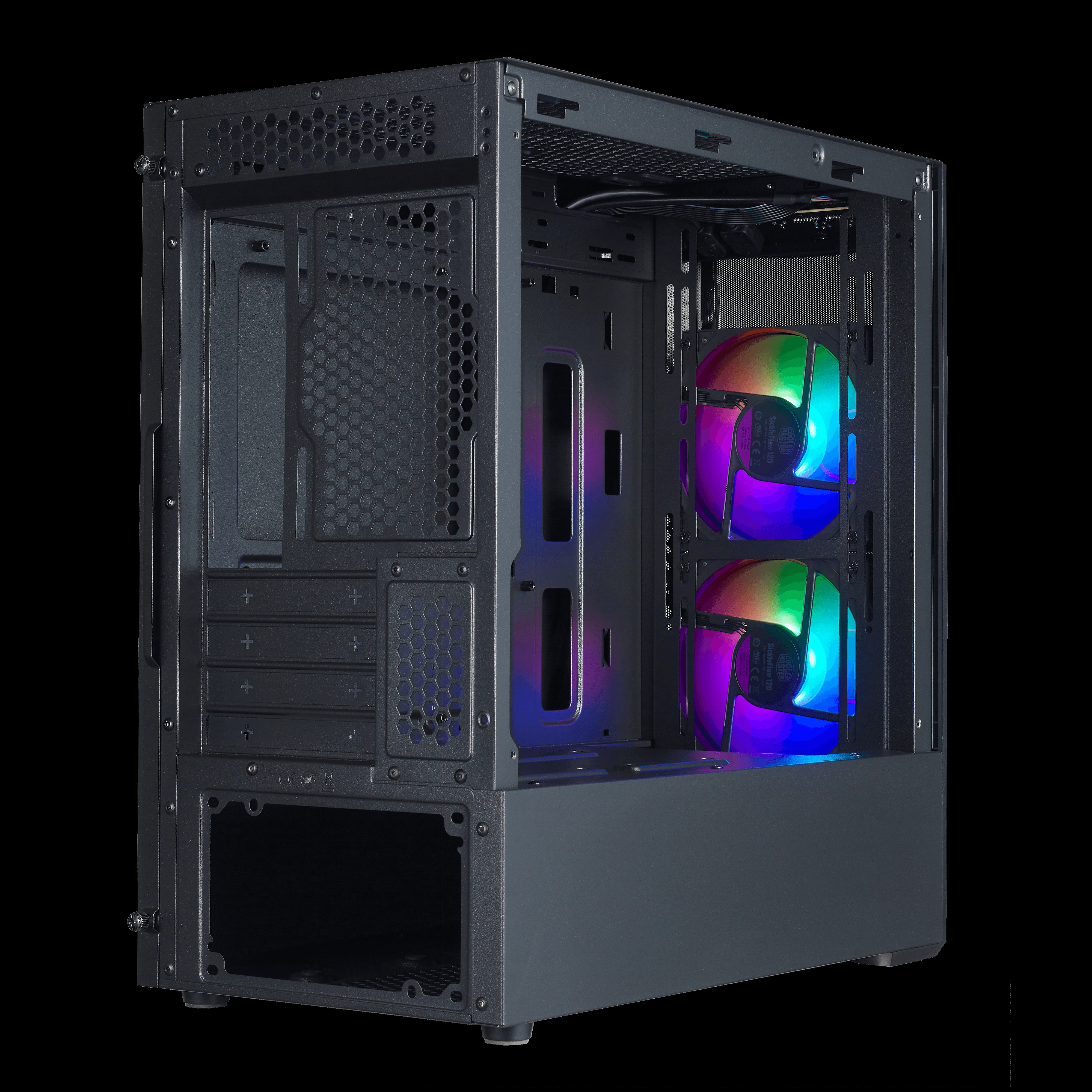 Vỏ Case PC Cooler Master MasterBox MB311L ARGB Black - M-ATX - Đen - NEW