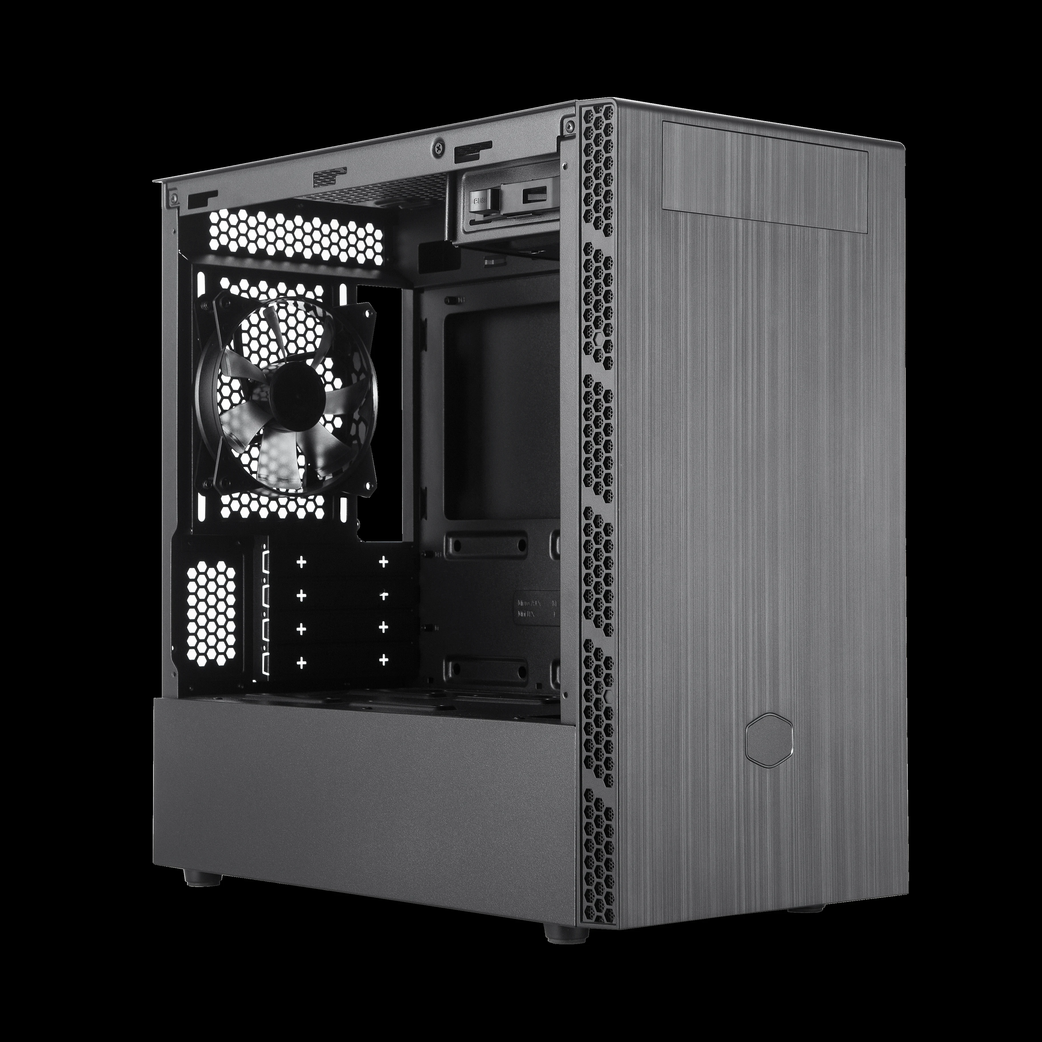 Vỏ Case PC Cooler Master MasterBox MB400L Black - M-ATX - Đen - NEW