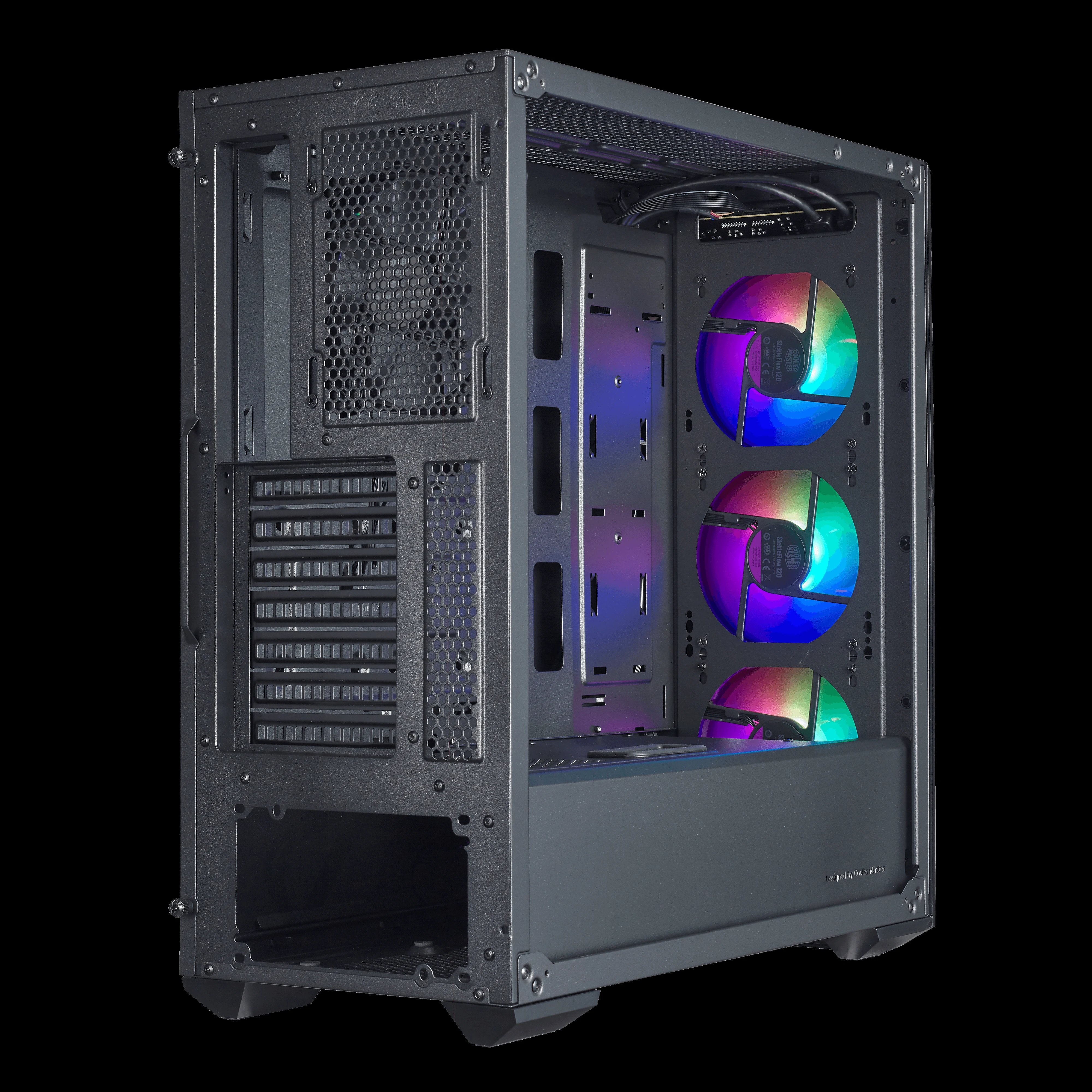 Vỏ Case PC Cooler Master MasterBox MB520 ARGB Black - ATX - Đen - NEW