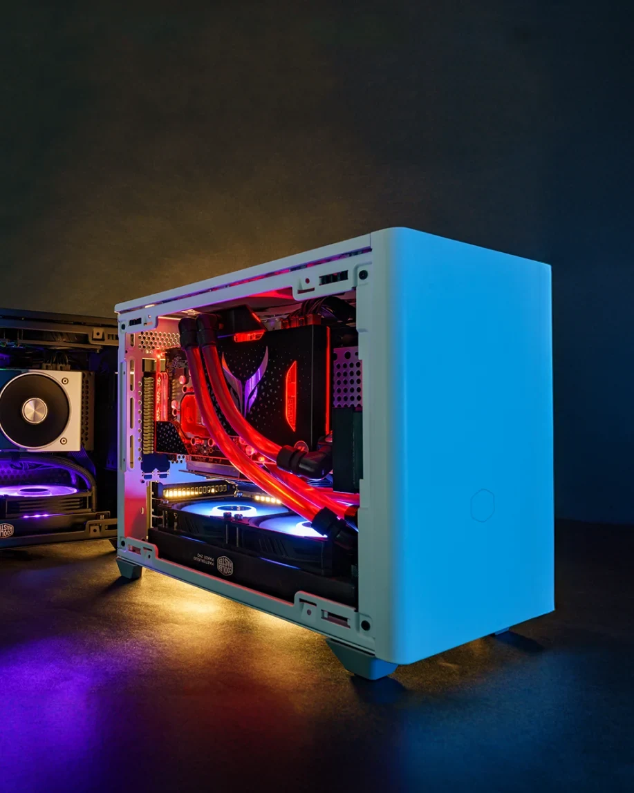 Vỏ Case PC Cooler Master MasterBox NR200P White - Mini-ITX - Trắng - NEW