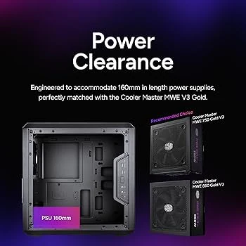 Vỏ Case PC Cooler Master MasterBox Q300L Black - M-ATX - Đen - NEW