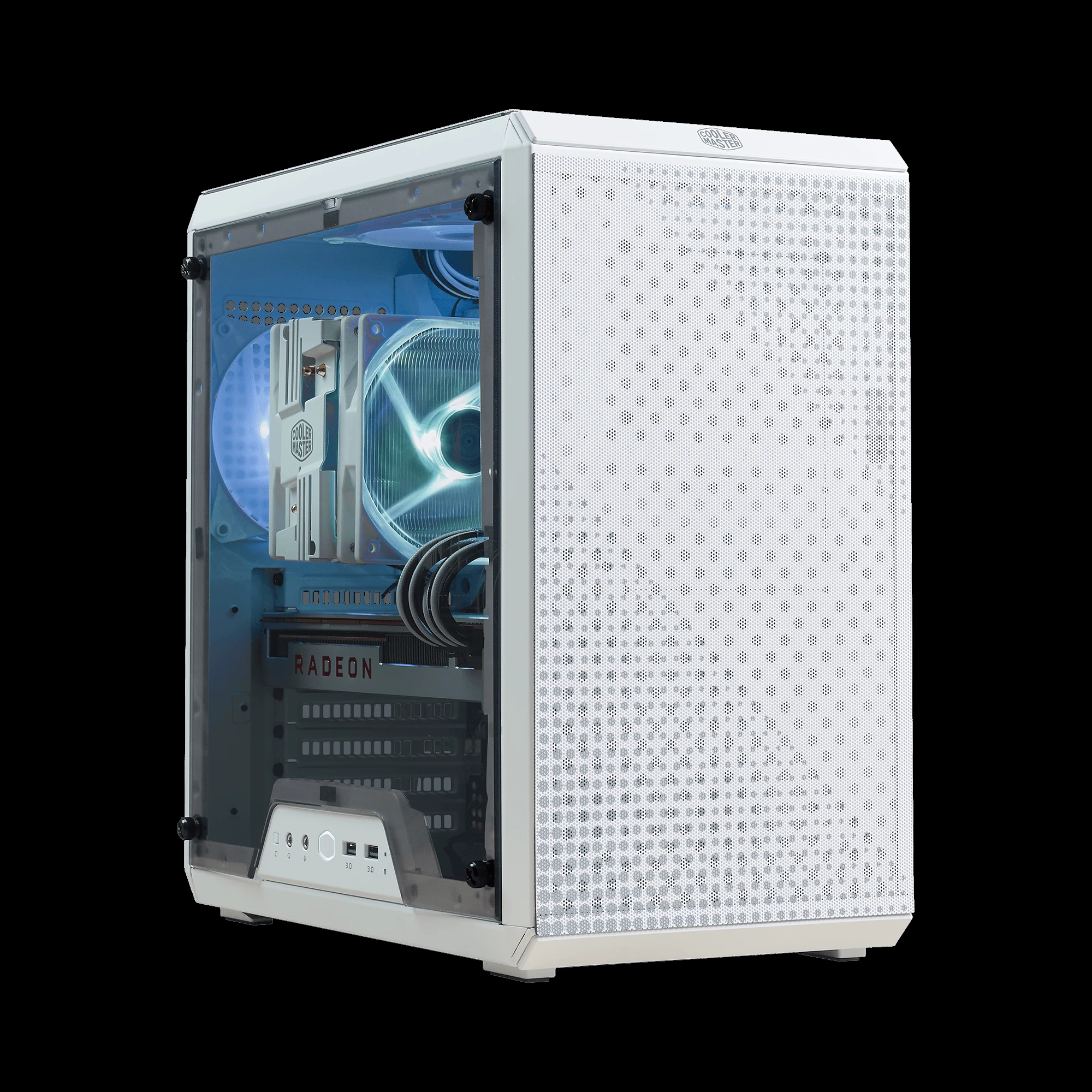 Vỏ Case PC Cooler Master MasterBox Q500L White - ATX - Trắng - NEW