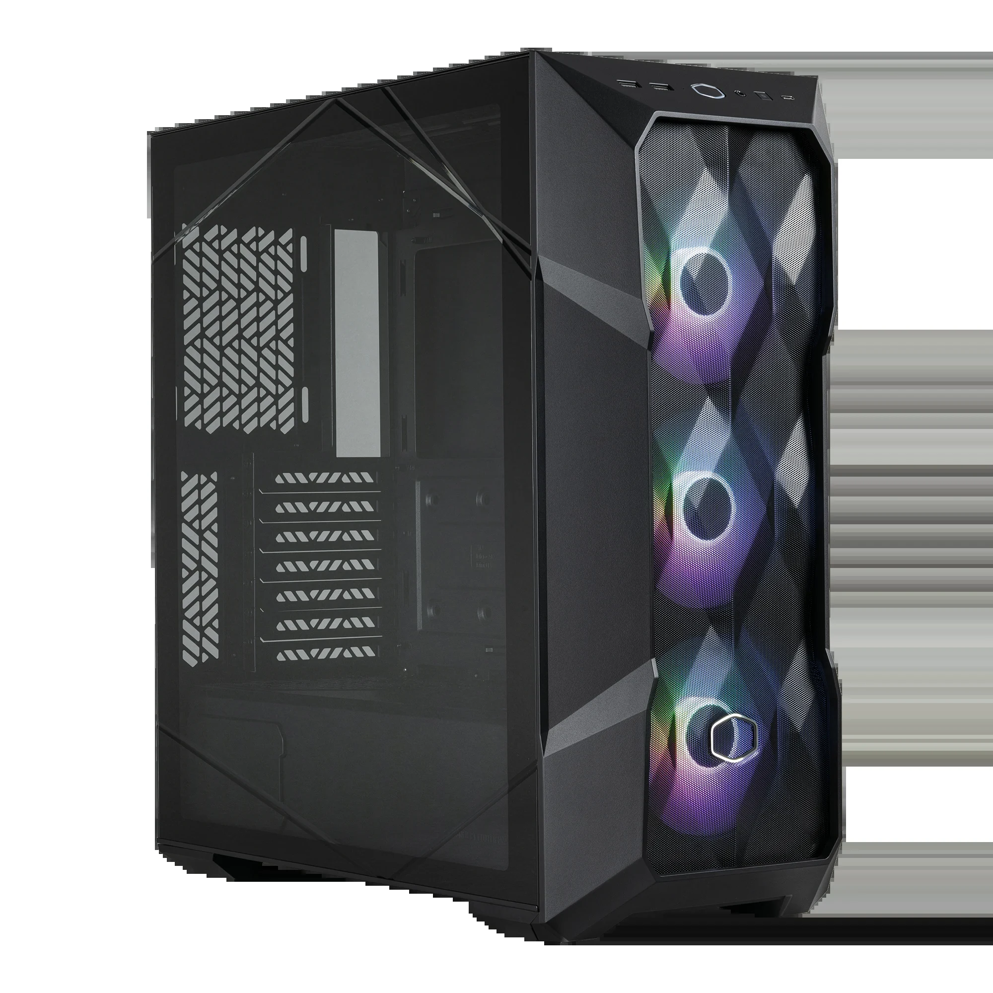 Vỏ Case PC Cooler Master MasterBox TD500 Black - ATX - Đen - NEW