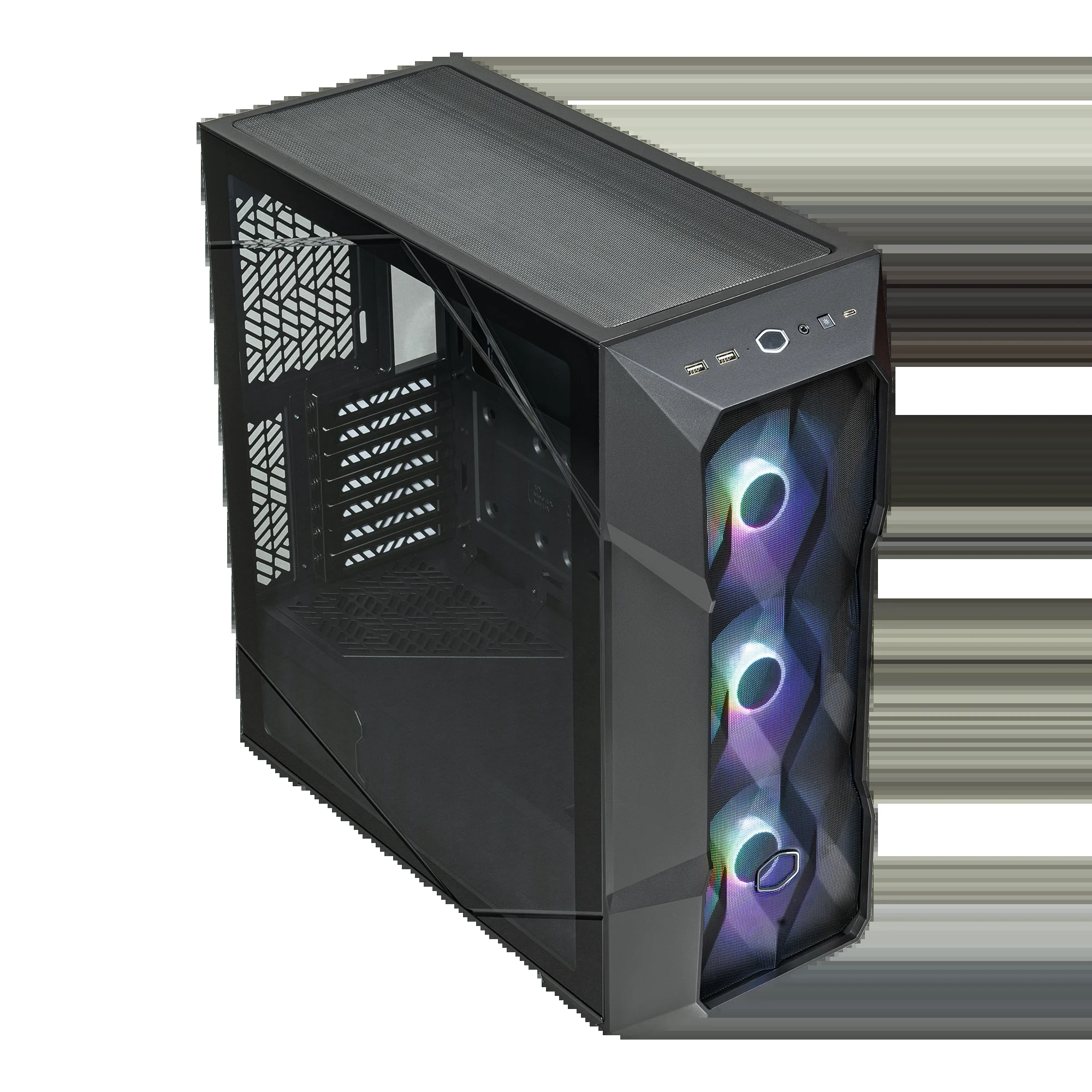 Vỏ Case PC Cooler Master MasterBox TD500L Black - ATX - Đen - NEW