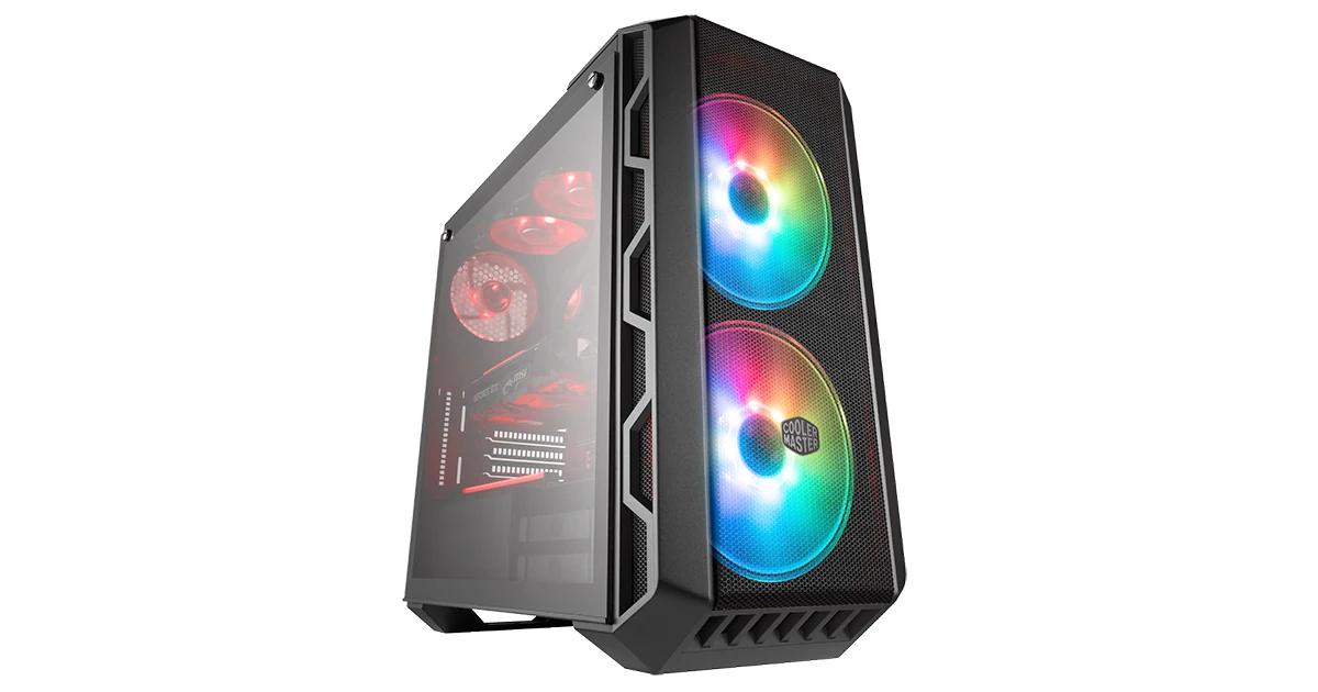 Vỏ Case PC Cooler Master MasterCase H500 ARGB Black - ATX - Đen - NEW