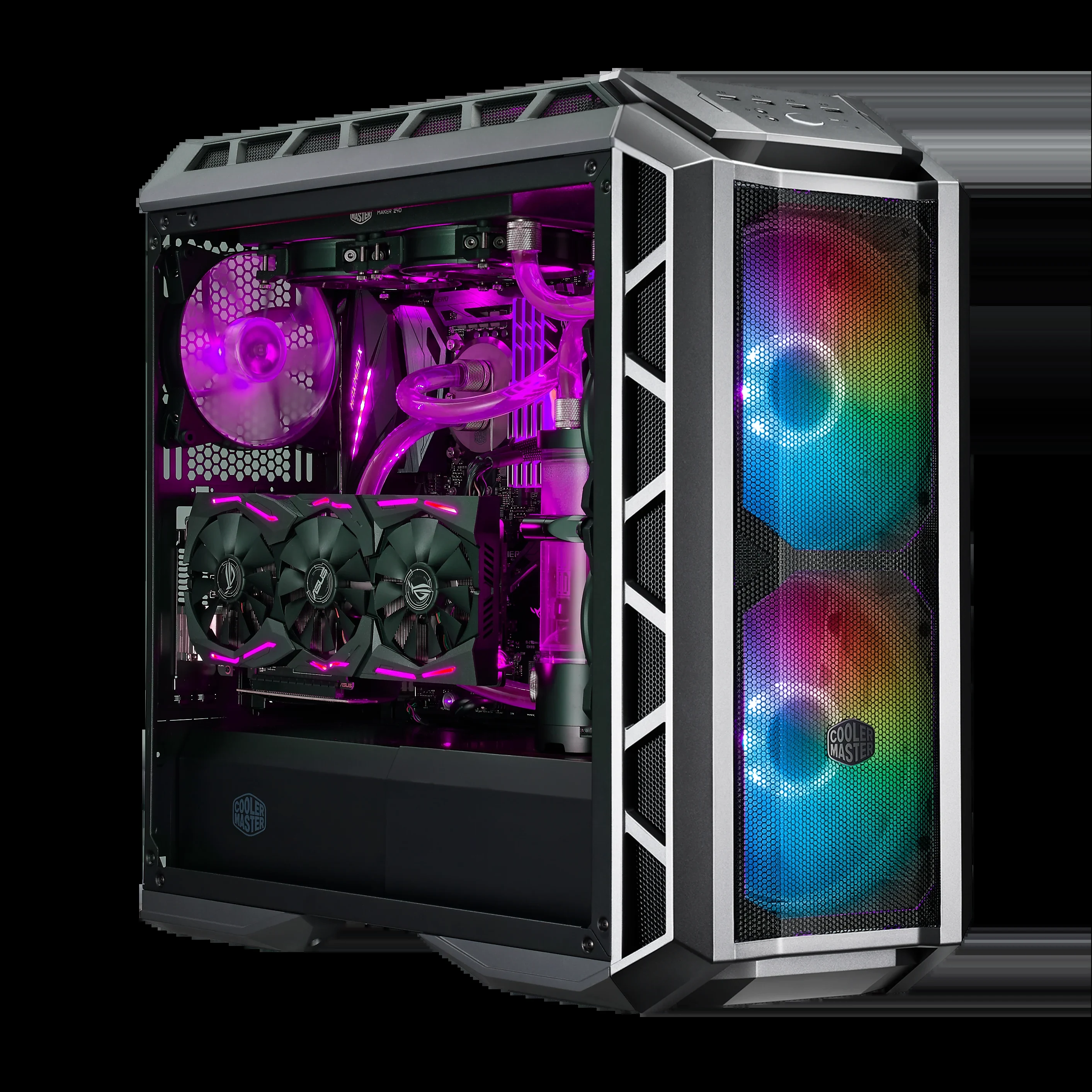 Vỏ Case PC Cooler Master MasterCase H500 Black - ATX - Đen - NEW