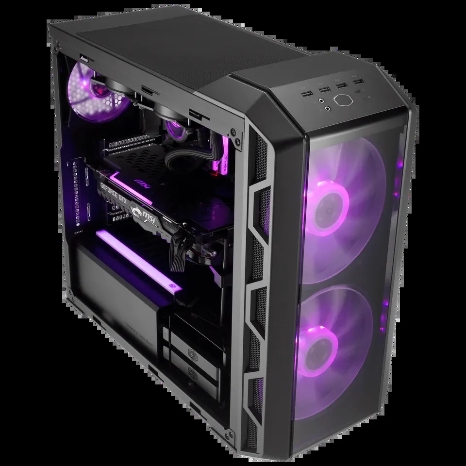 Vỏ Case PC Cooler Master MasterCase H500 Black - ATX - Đen - NEW