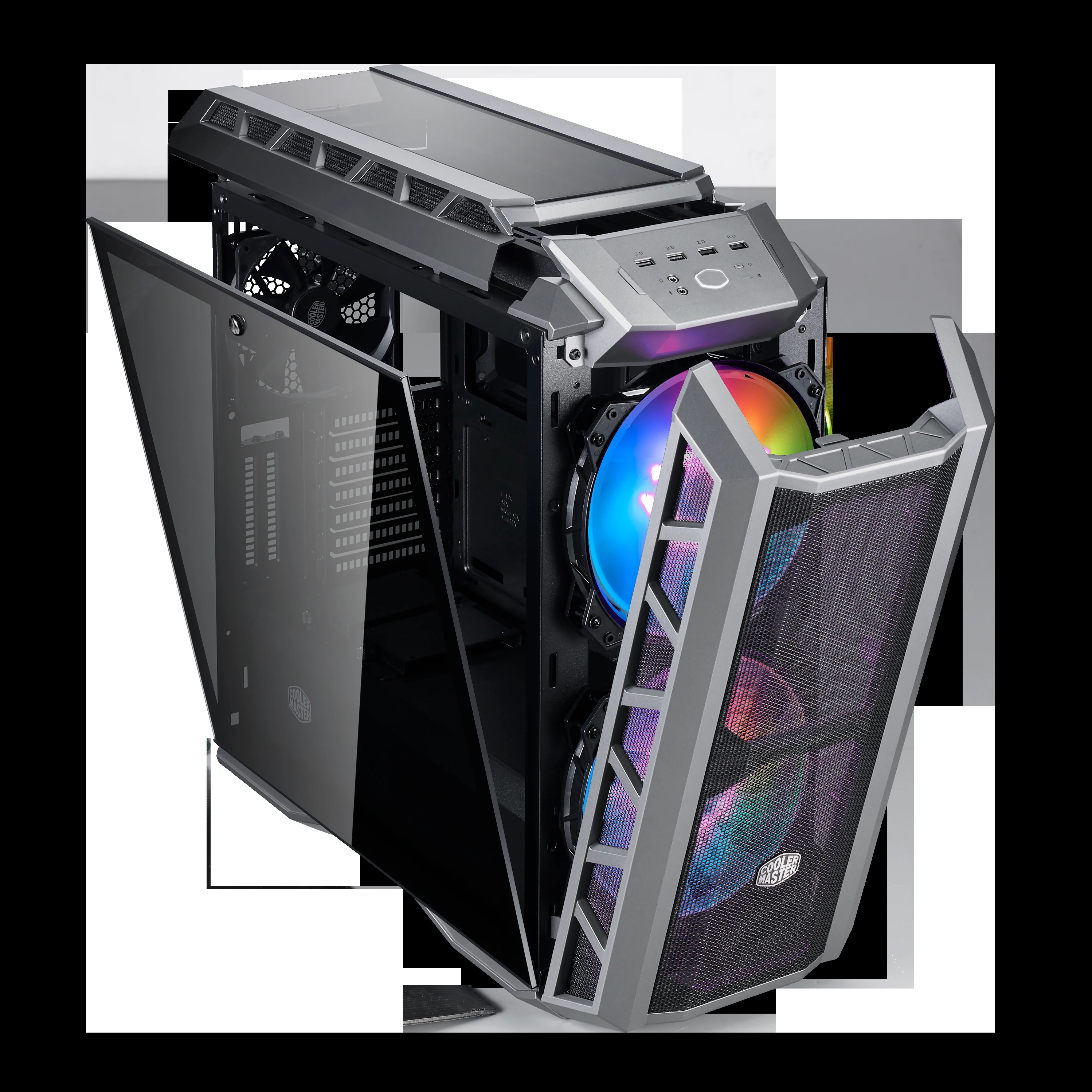 Vỏ Case PC Cooler Master MasterCase H500P Mesh Black - ATX - Đen - NEW