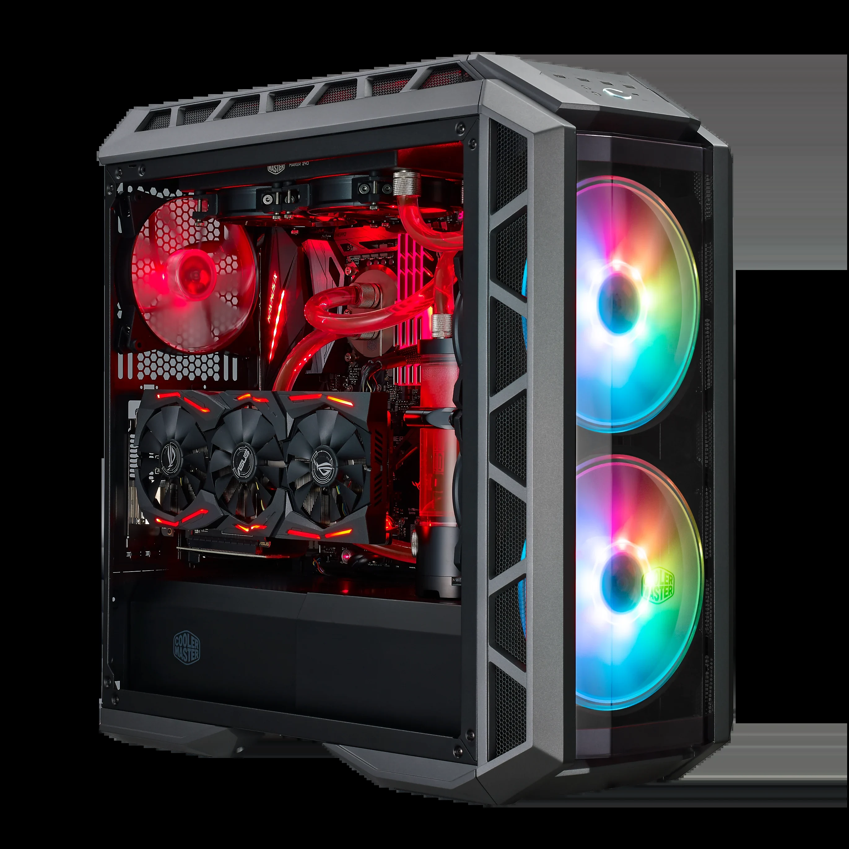 Vỏ Case PC Cooler Master MasterCase H500P Mesh Black - ATX - Đen - NEW