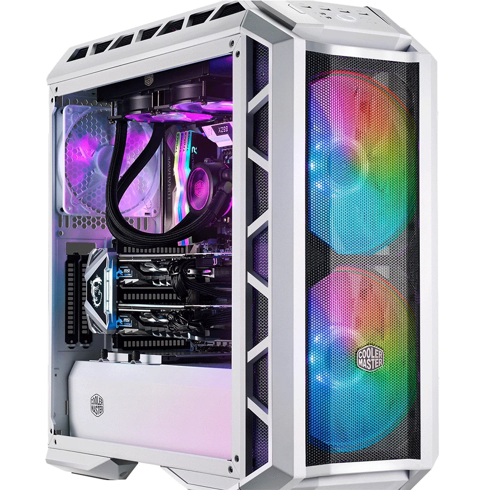 Vỏ Case PC Cooler Master MasterCase H500P Mesh White - ATX - Trắng - NEW