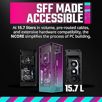 Vỏ Case PC Cooler Master NCORE 100 MAX Black - Mini-ITX - Đen - NEW