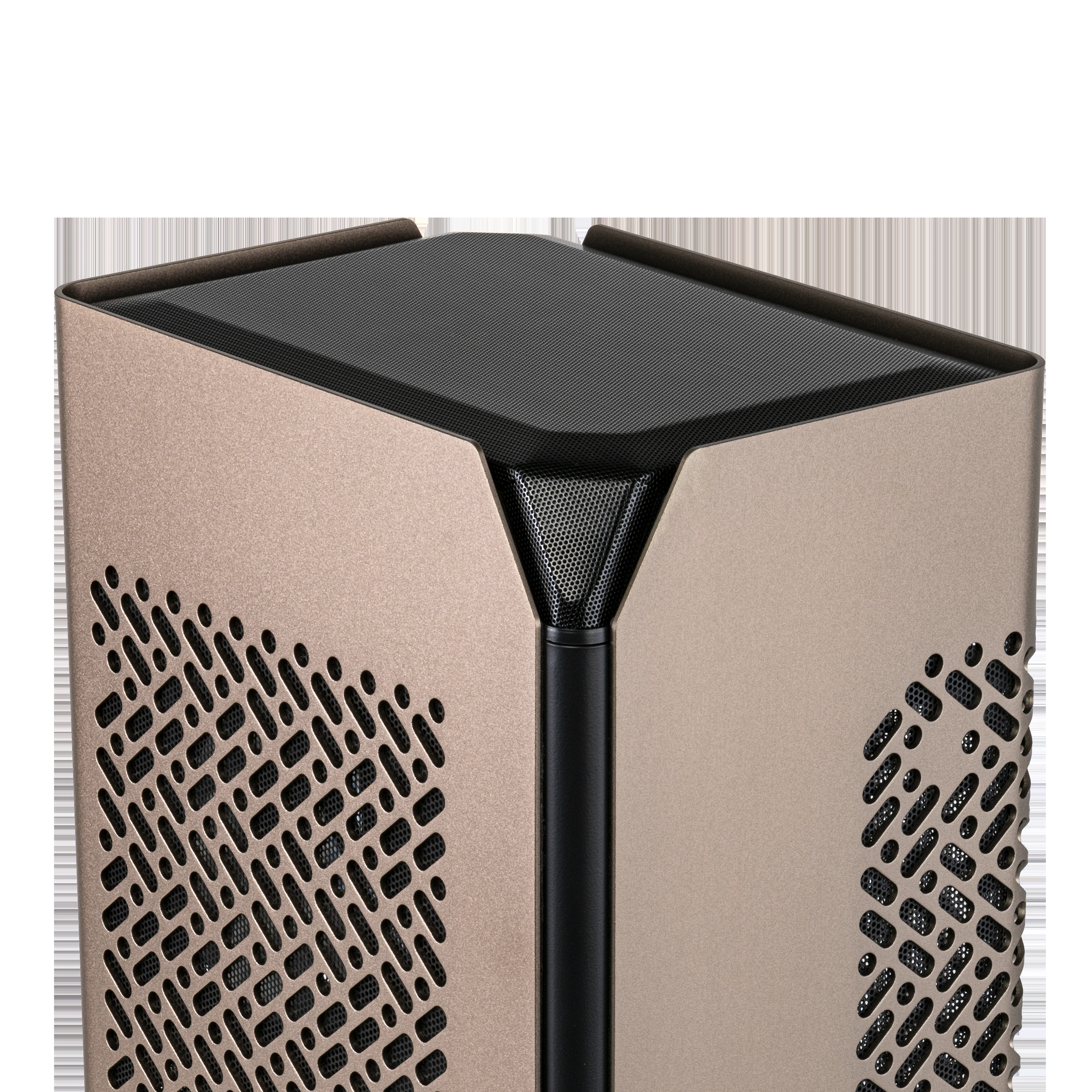 Vỏ Case PC Cooler Master NCORE 100 MAX Bronze - Mini-ITX - Đồng - NEW