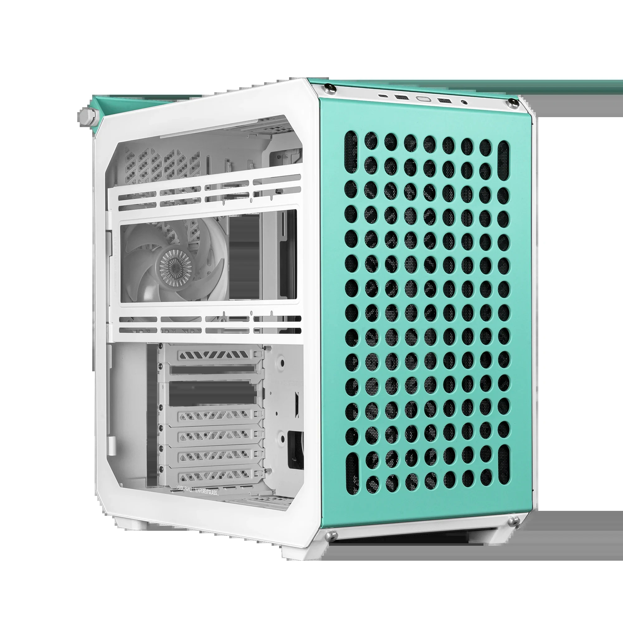 Vỏ Case PC Cooler Master QUBE 500 Flatpack White - ATX - Trắng - NEW