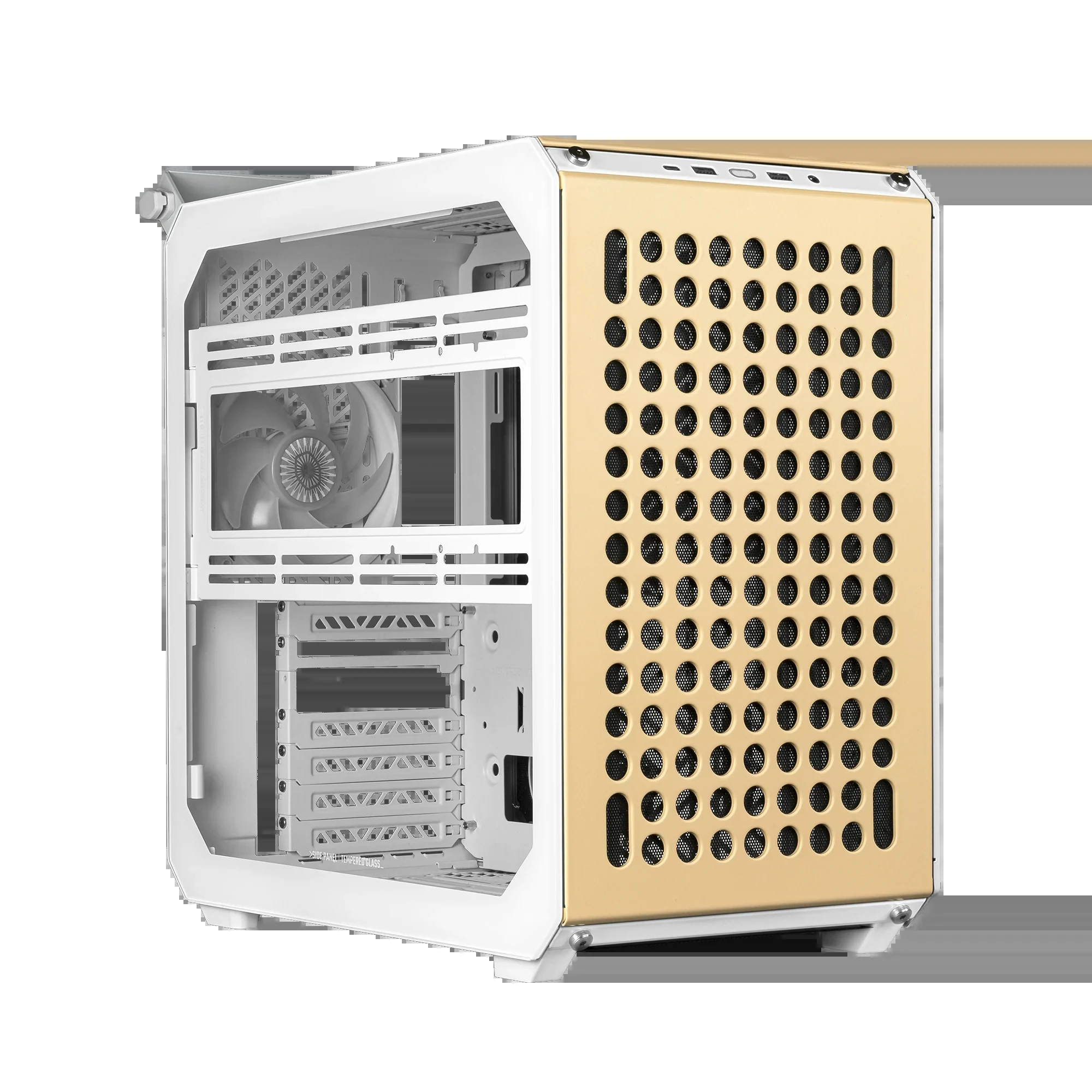 Vỏ Case PC Cooler Master QUBE 500 Flatpack White - ATX - Trắng - NEW