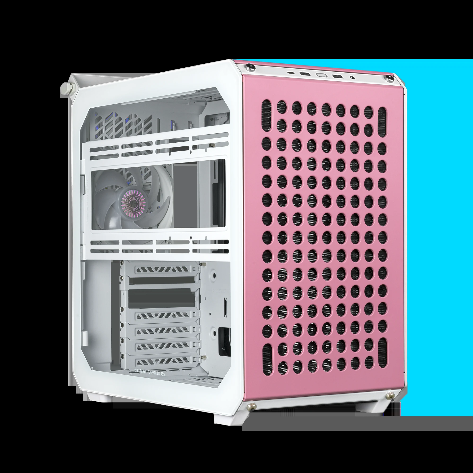 Vỏ Case PC Cooler Master QUBE 500 Flatpack White - ATX - Trắng - NEW