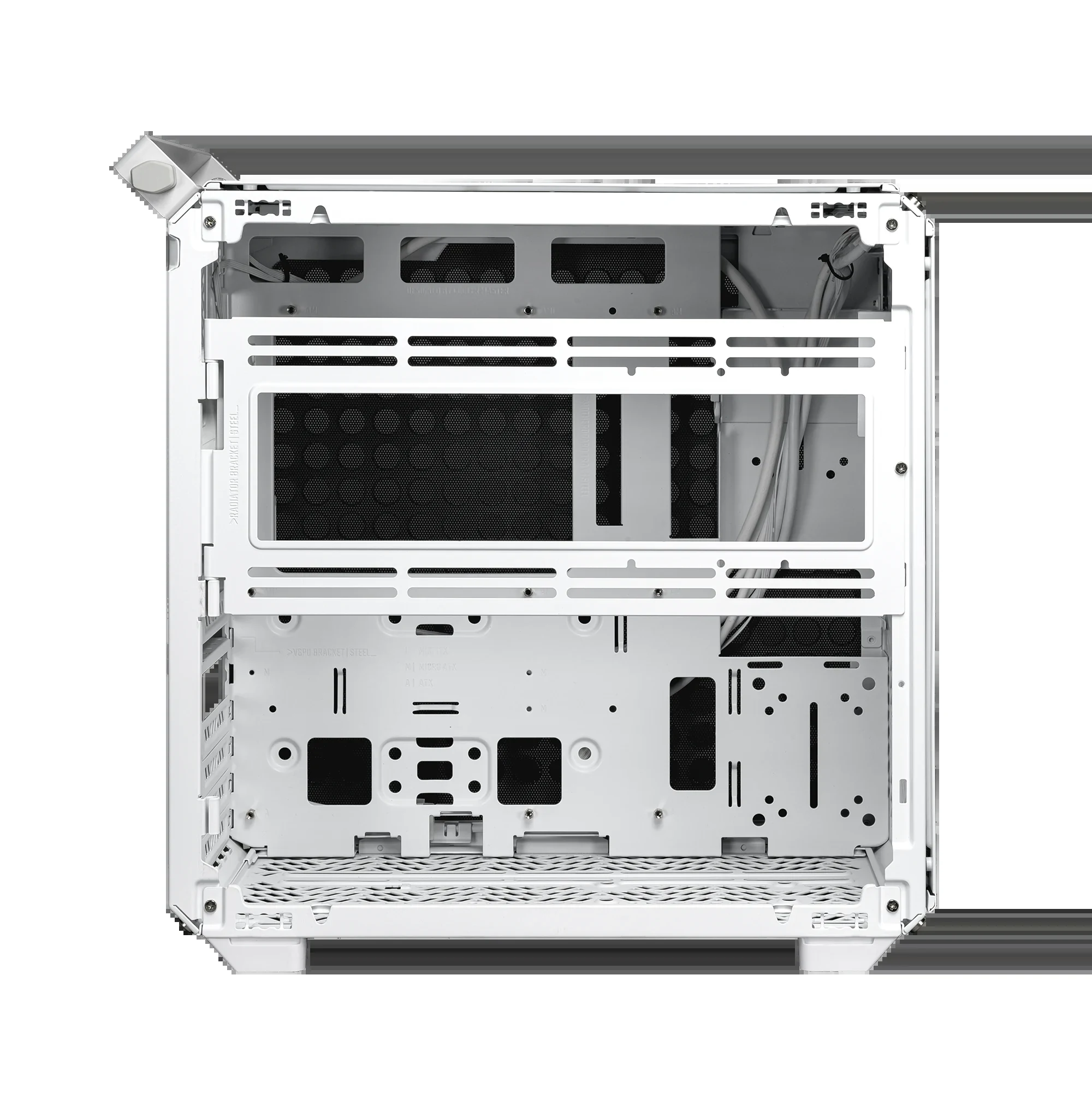 Vỏ Case PC Cooler Master QUBE 500 Flatpack White - ATX - Trắng - NEW