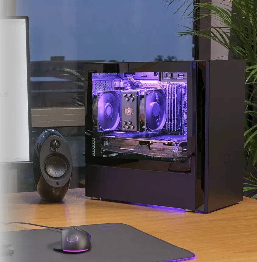 Vỏ Case PC Cooler Master Silencio S400 Black - M-ATX - Đen - NEW