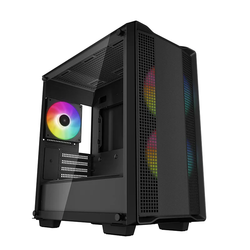 Vỏ Case PC DeepCool CC360 ARGB Black - M-ATX - Đen - NEW