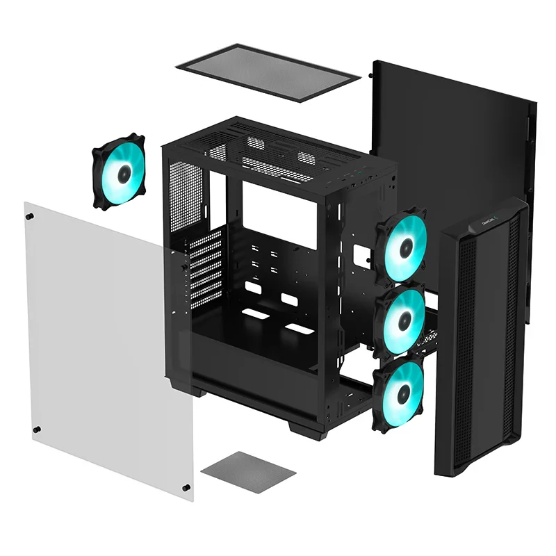 Vỏ Case PC DeepCool CC560 Black - ATX - Đen - NEW