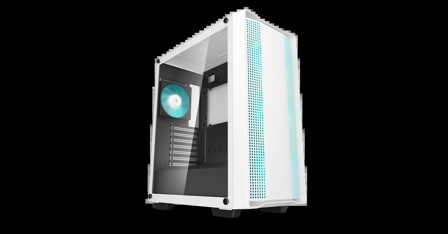 Vỏ Case PC DeepCool CC560 White - ATX - Trắng - NEW