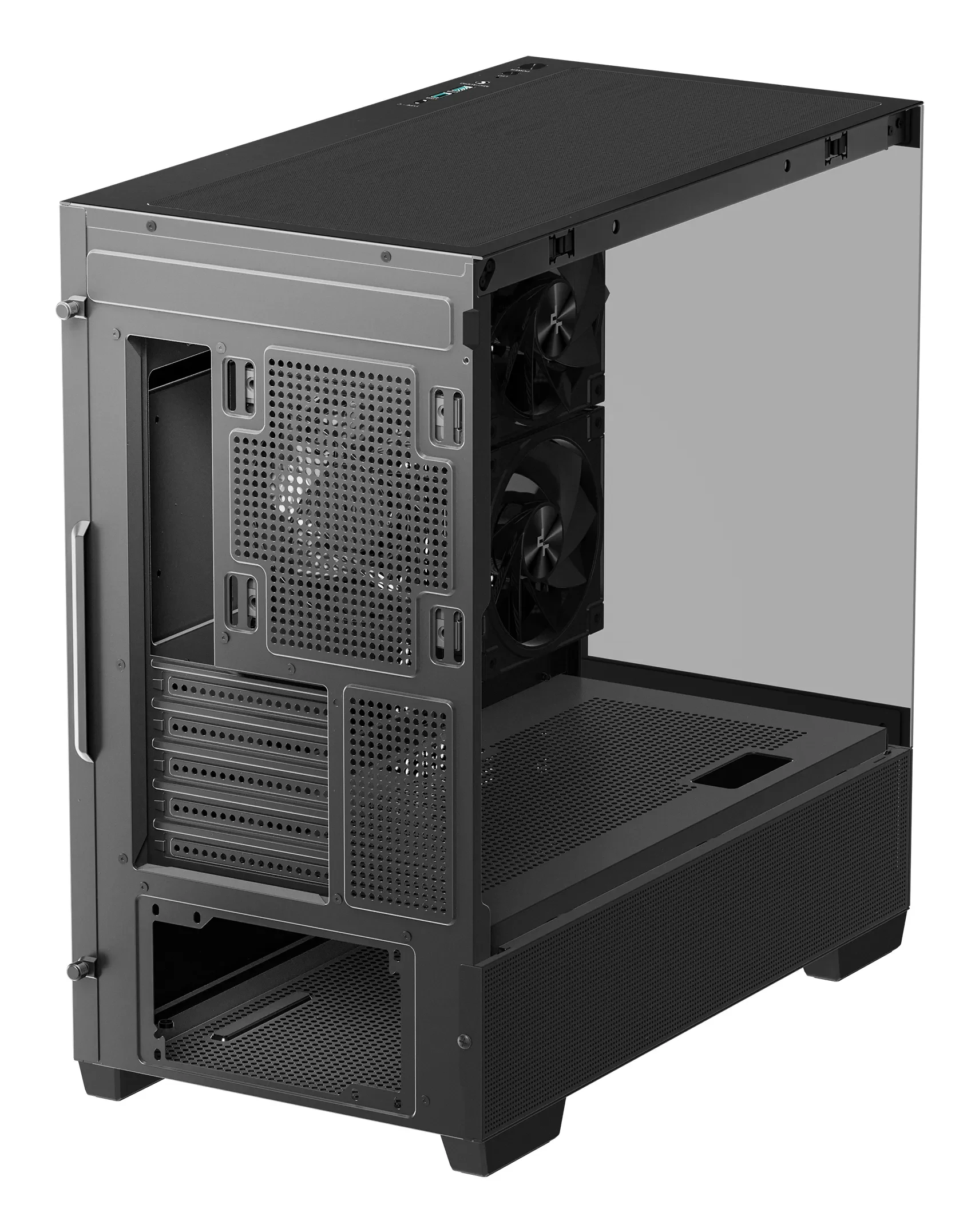 Vỏ Case PC DeepCool CG380 3F Black - M-ATX - Đen - NEW