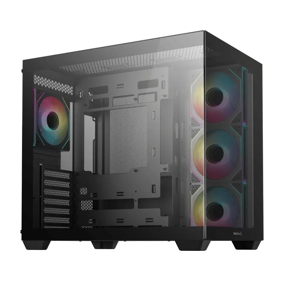 Vỏ Case PC DeepCool CG530 4F Black - ATX - Đen - NEW