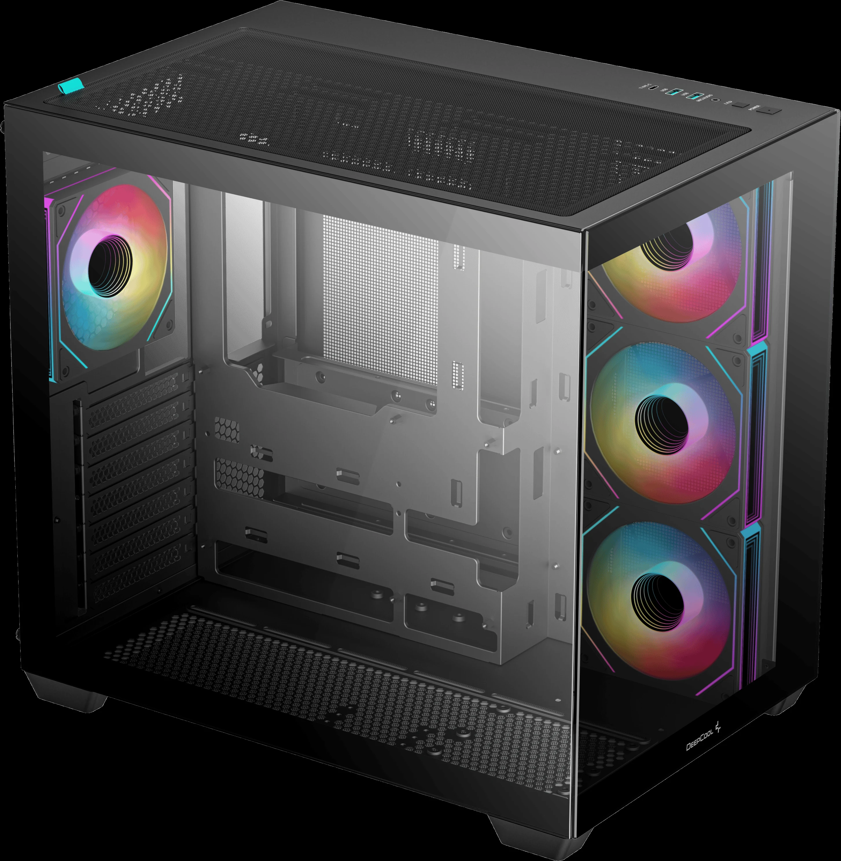 Vỏ Case PC DeepCool CG530 Black - ATX - Đen - NEW