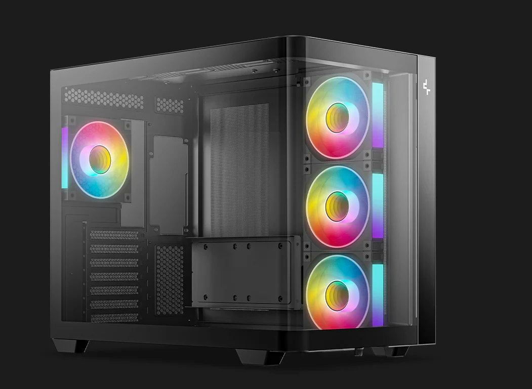 Vỏ Case PC DeepCool CG530U 4F Black - ATX - Đen - NEW