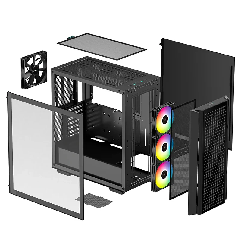 Vỏ Case PC DeepCool CG540 Black - ATX - Đen - NEW
