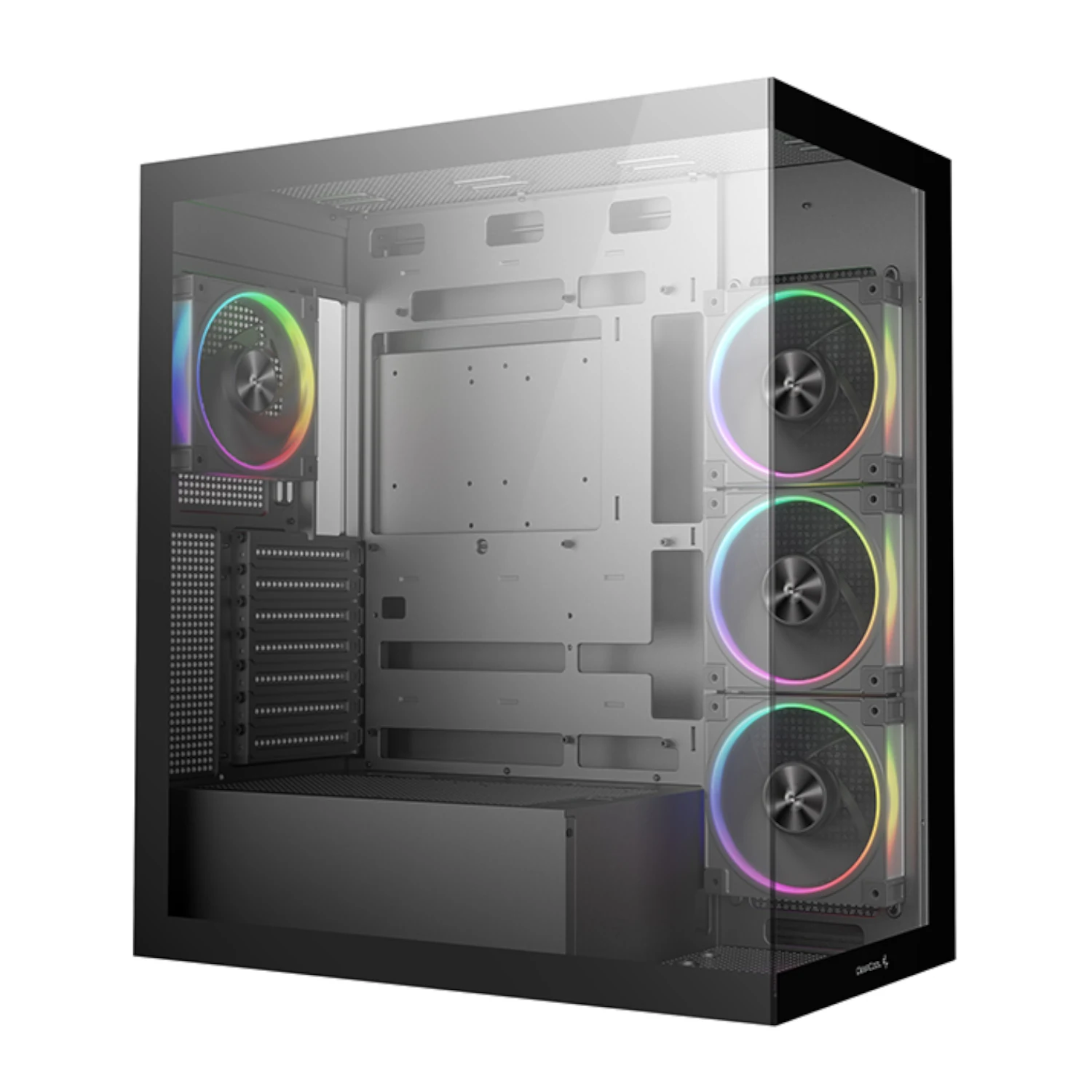 Vỏ Case PC DeepCool CG580 4F Black - ATX - Đen - NEW