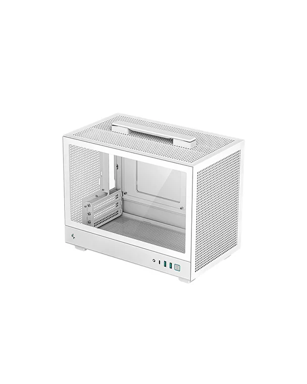 Vỏ Case PC DeepCool CH160 Digital White - Mini-ITX - Trắng - NEW