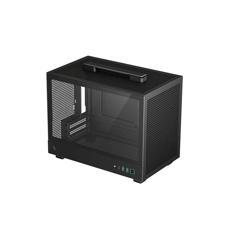 Vỏ Case PC DeepCool CH160 Plus Black - Mini-ITX - Đen - NEW