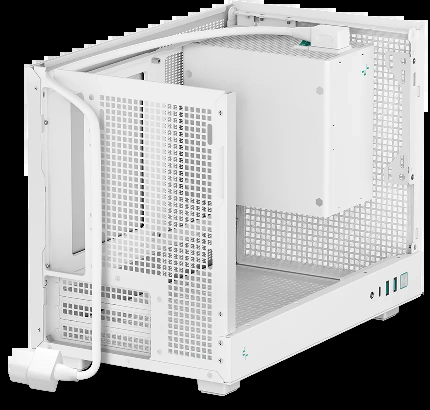 Vỏ Case PC DeepCool CH160 White - Mini-ITX - Trắng - NEW