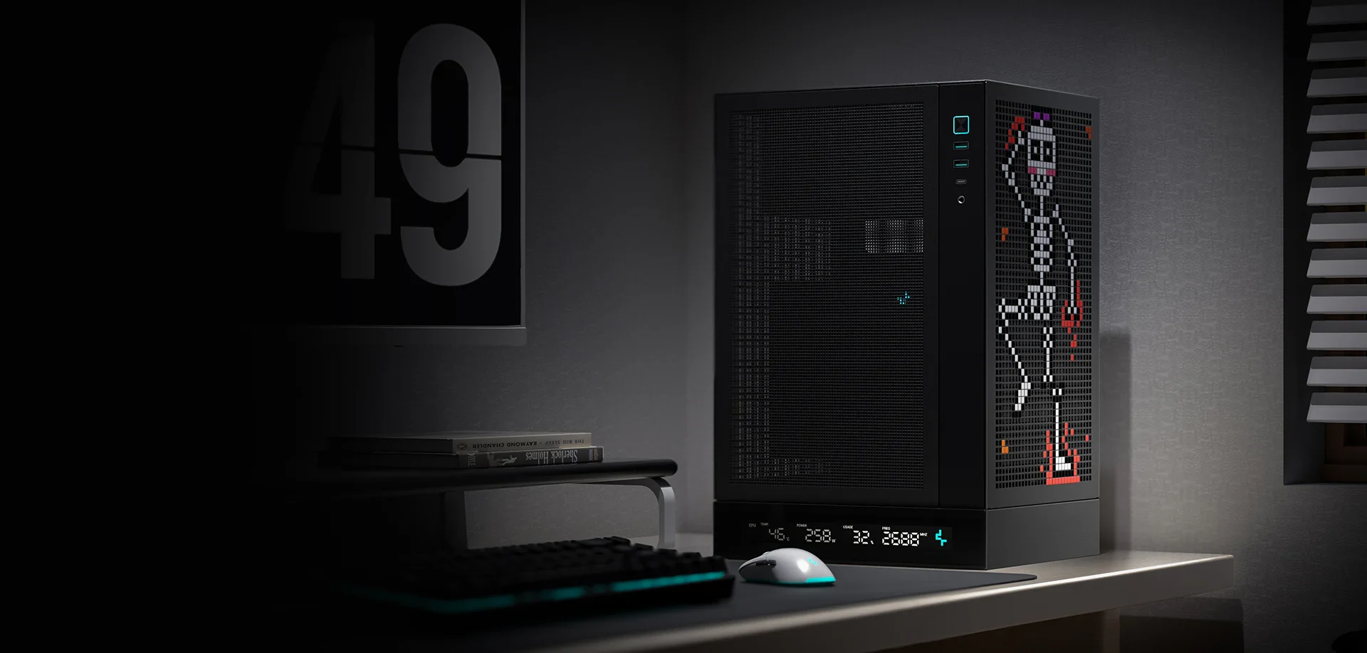 Vỏ Case PC DeepCool CH170 Plus Black - Mini-ITX - Đen - NEW