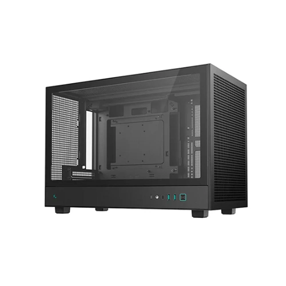 Vỏ Case PC DeepCool CH260 Black - M-ATX - Đen - NEW