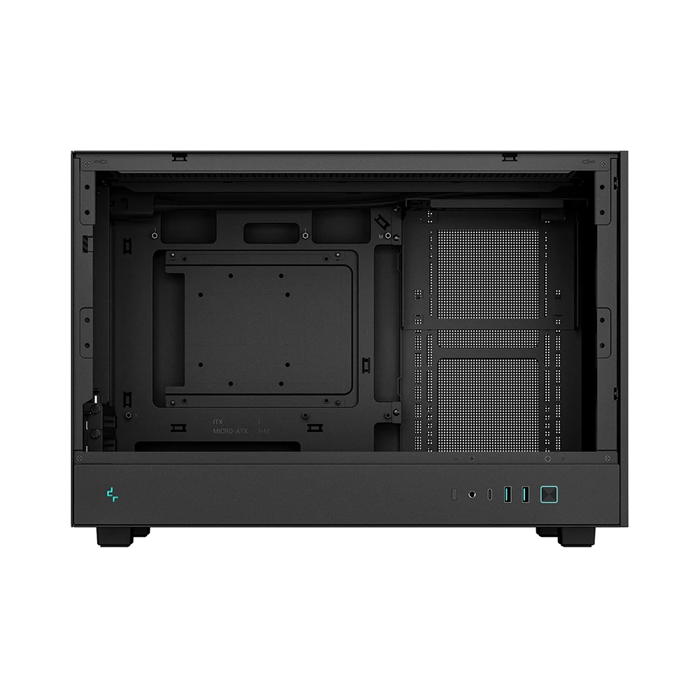 Vỏ Case PC DeepCool CH260 Black - M-ATX - Đen - NEW