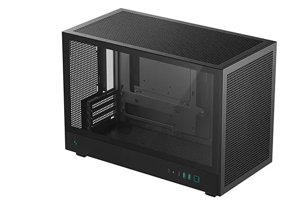 Vỏ Case PC DeepCool CH260 Black - M-ATX - Đen - NEW