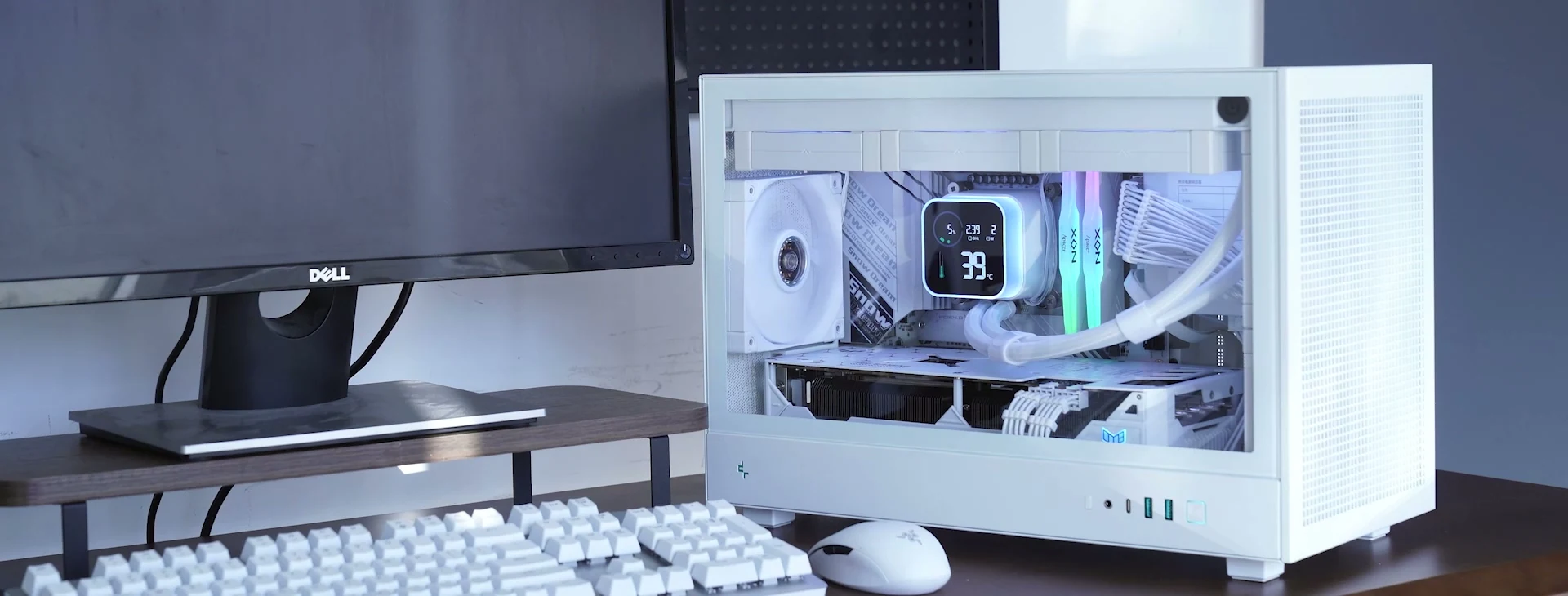 Vỏ Case PC DeepCool CH260 White - M-ATX - Trắng - NEW