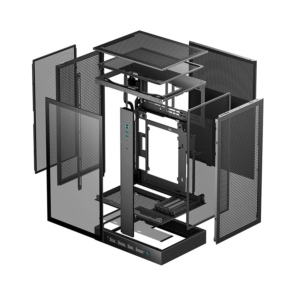 Vỏ Case PC DeepCool CH270 Black - M-ATX - Đen - NEW