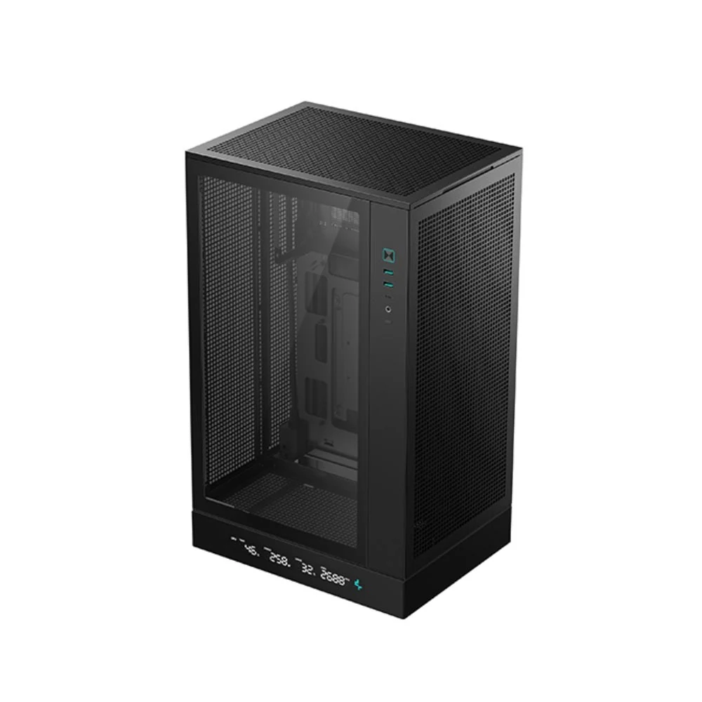 Vỏ Case PC DeepCool CH270 Digital Black - M-ATX - Đen - NEW