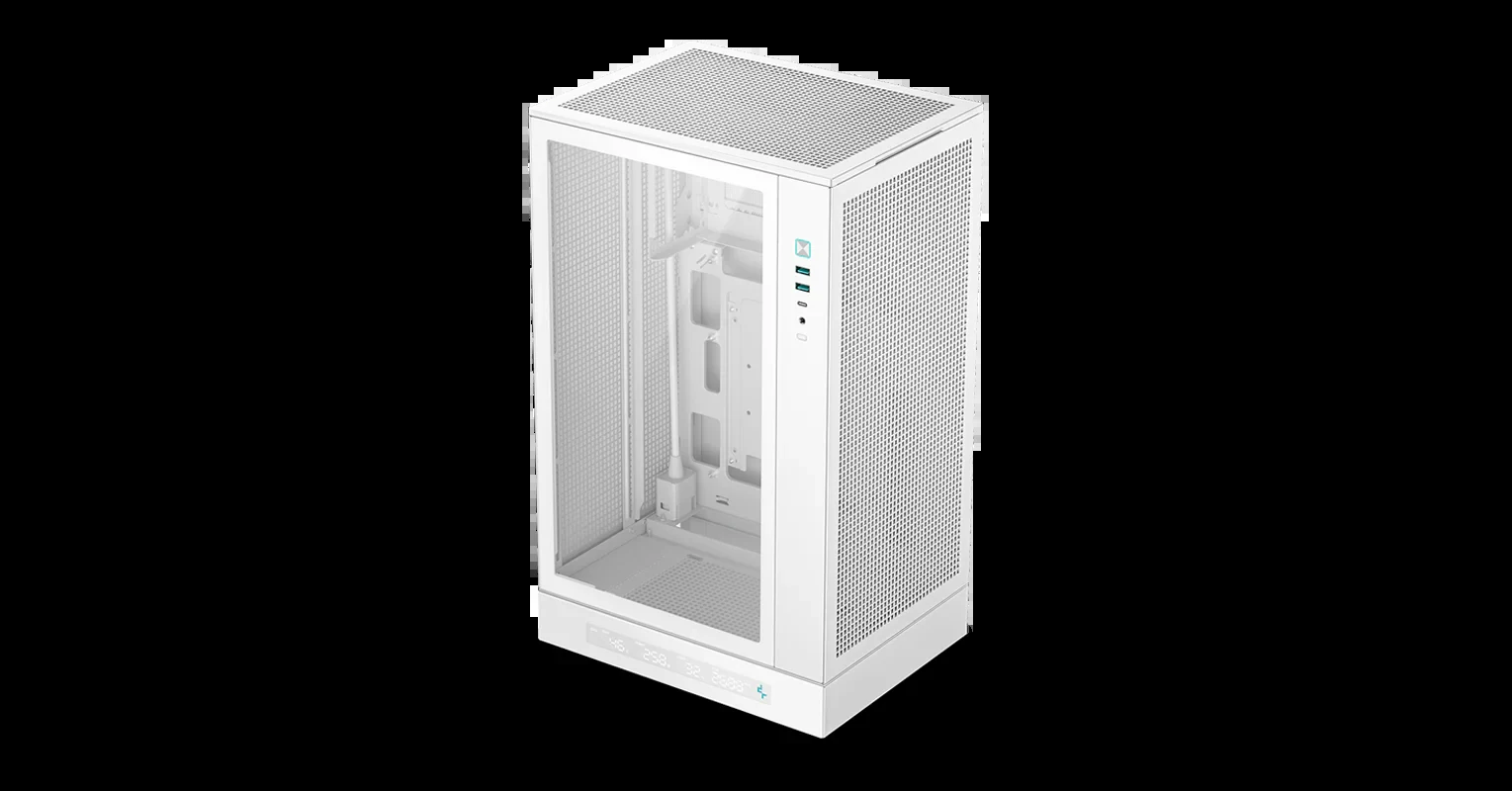Vỏ Case PC DeepCool CH270 Digital White - M-ATX - Trắng - NEW