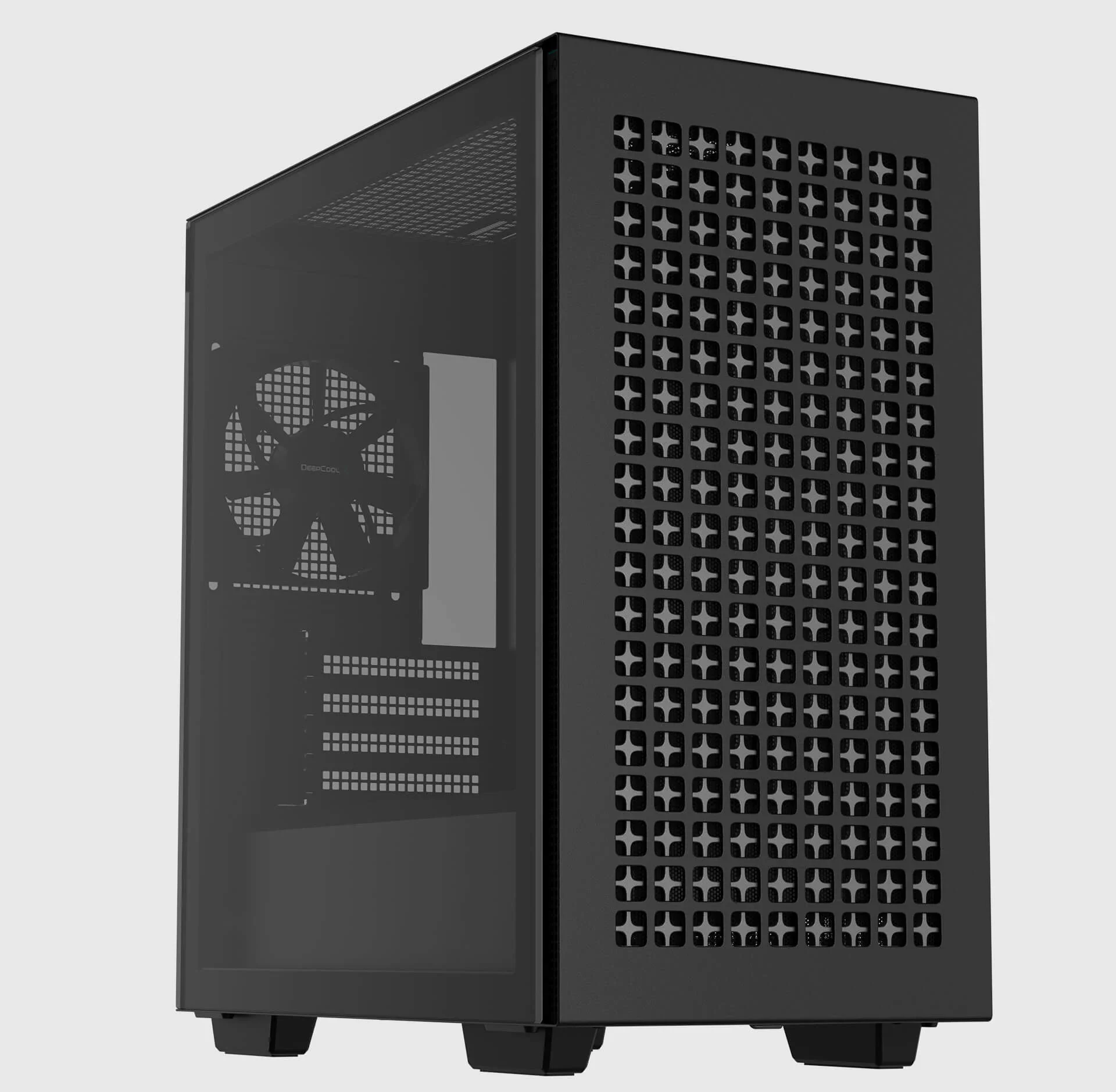 Vỏ Case PC DeepCool CH370 Black - M-ATX - Đen - NEW