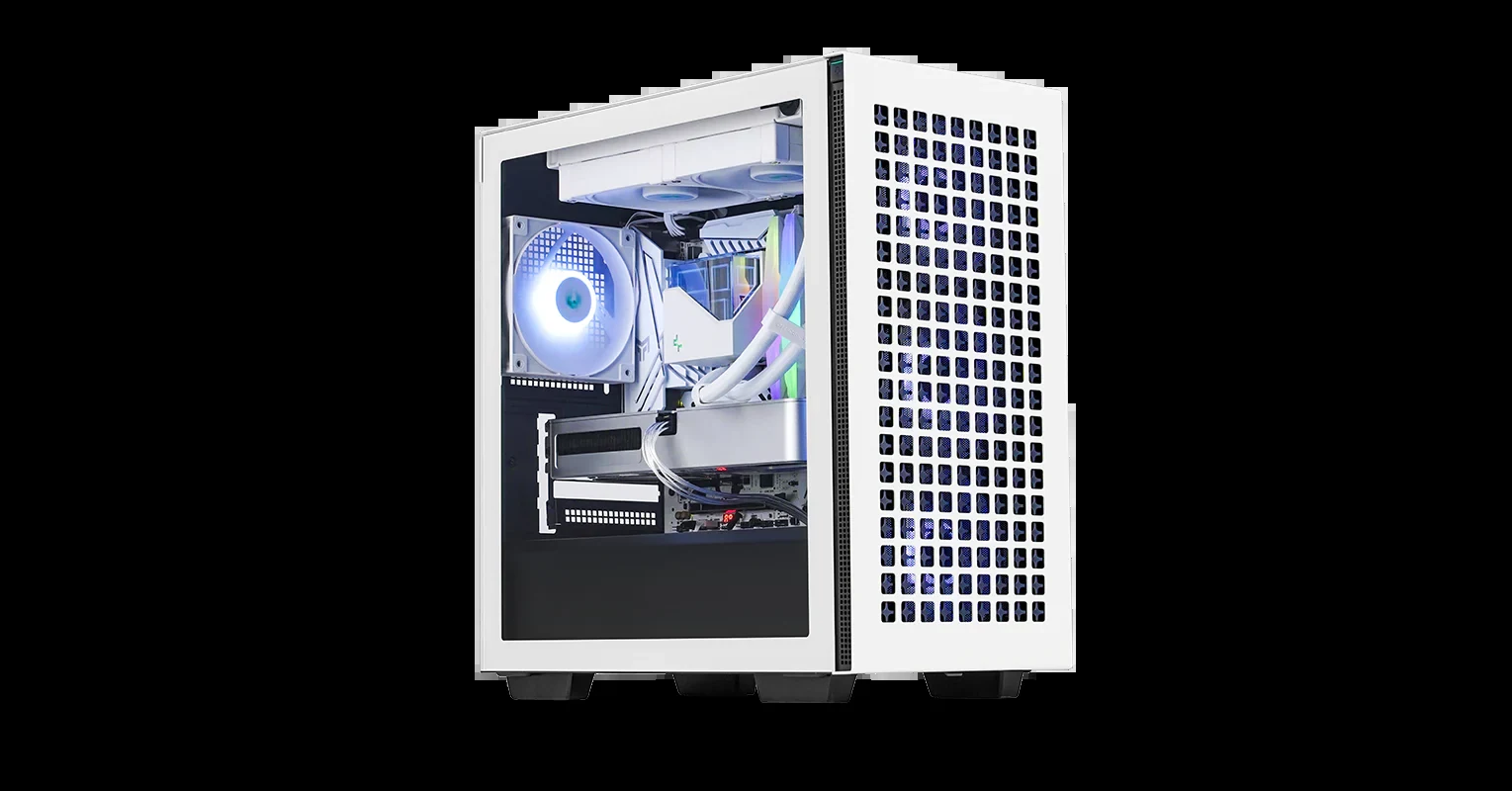 Vỏ Case PC DeepCool CH370 White - M-ATX - Trắng - NEW