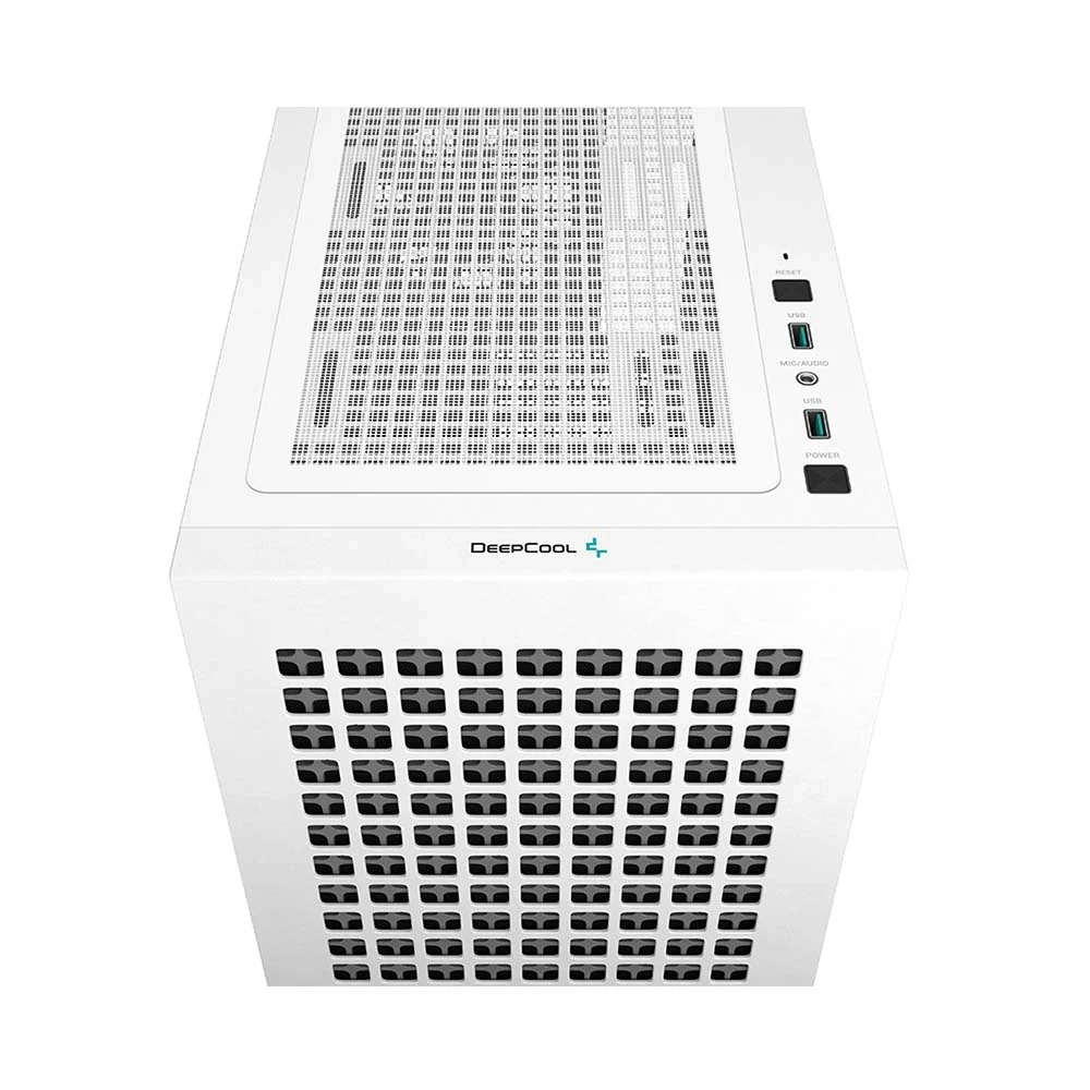 Vỏ Case PC DeepCool CH370 White - M-ATX - Trắng - NEW