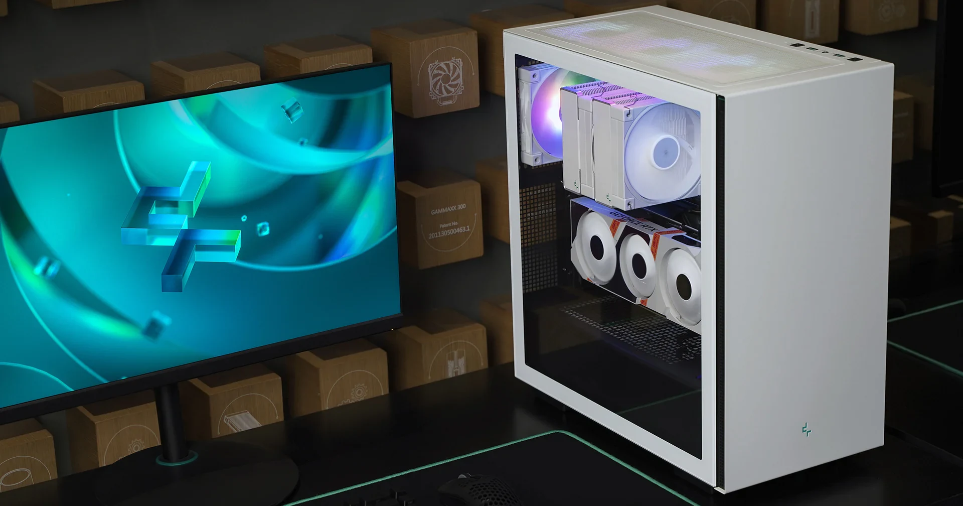 Vỏ Case PC DeepCool CH510 White - ATX - Trắng - NEW