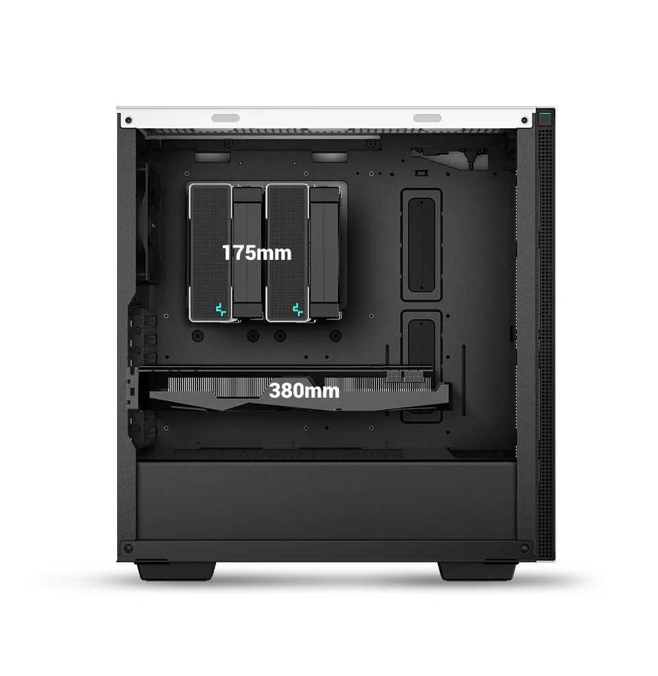 Vỏ Case PC DeepCool CH510 White - ATX - Trắng - NEW