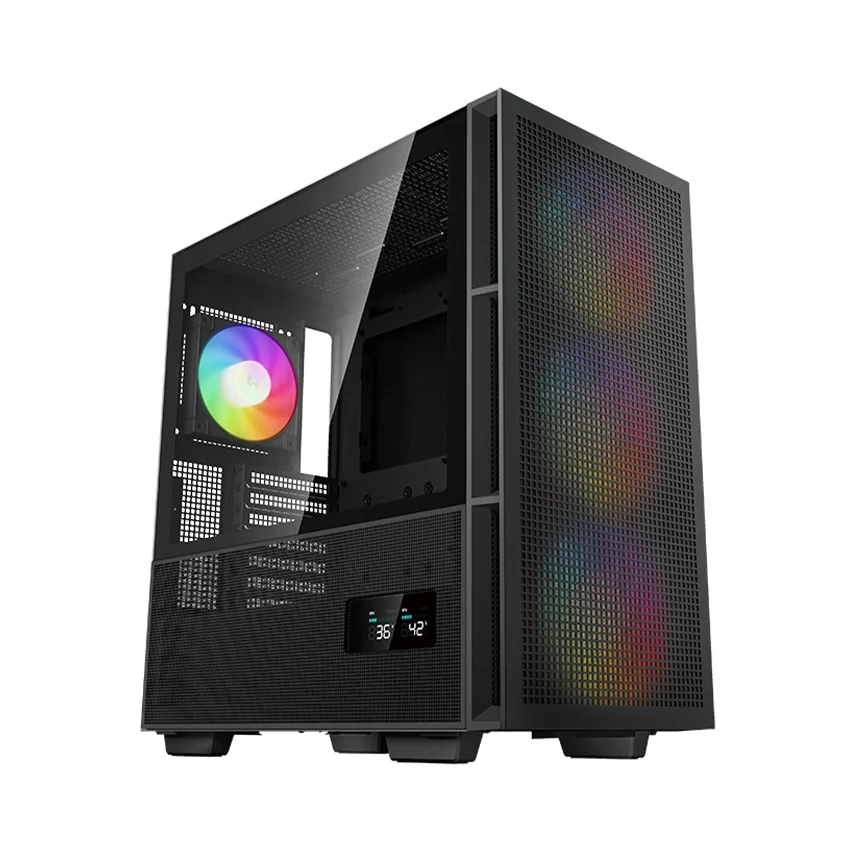 Vỏ Case PC DeepCool CH560 Digital Black - ATX - Đen - NEW